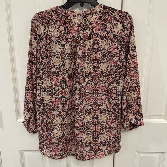 KENAR Multicolor Floral Abstract Blouse – Size L - Picture 4 of 5